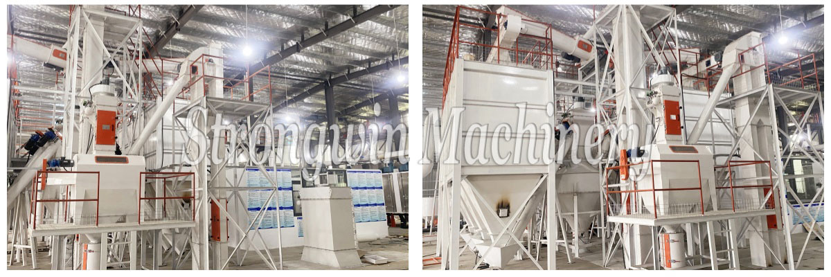 SW150 5TPH floating fish feed extrusion plant project case