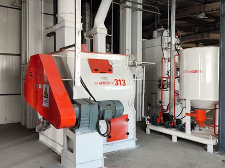 10 tons per hour chicken feed production line in Heilongjiang Province, China