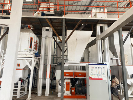 SZLH350 pellet feed production line in Ivory Coast