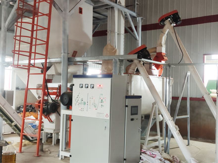 Complete set SZLH250 animal feed production plant project