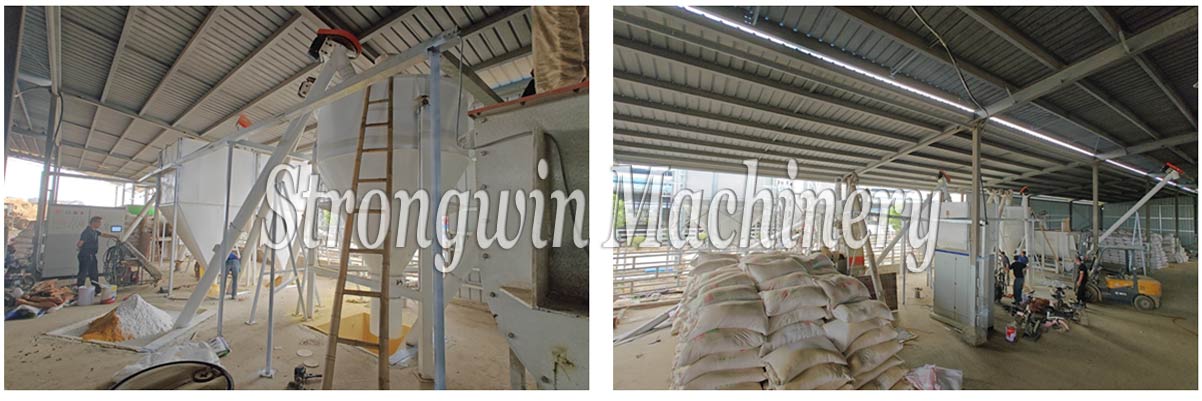 Beef cattle powder feed production line project