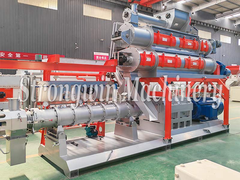 floating fish feed extruder