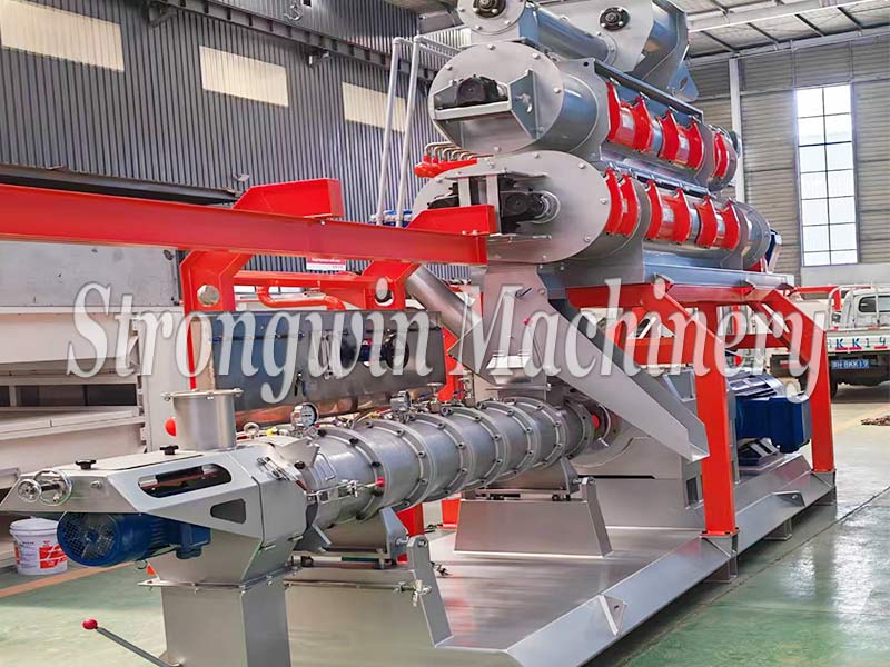 floating fish feed extruder machine