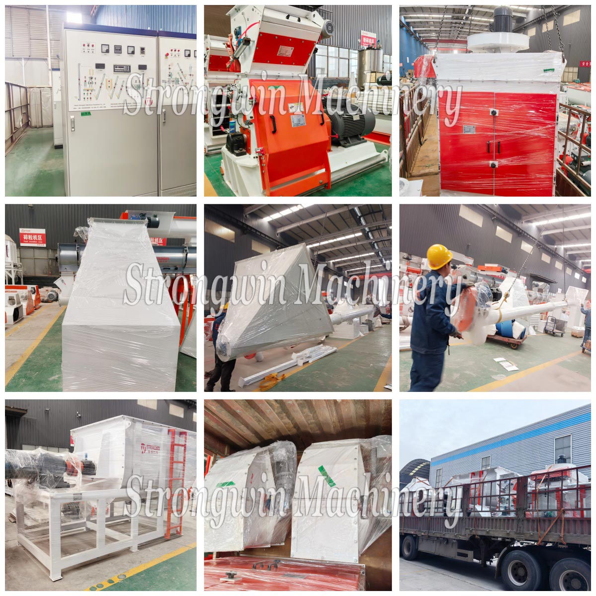 55kW Animal Feed Crushing System Machines Shipped to Henan Province, China