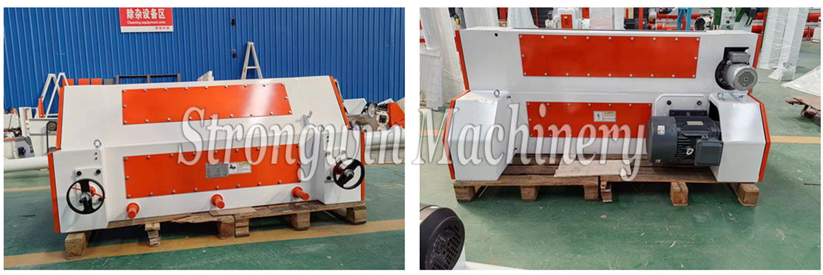 SSLGS20&times;140 feed pellet crumble machine packing and shipping to Liaoning Province, China