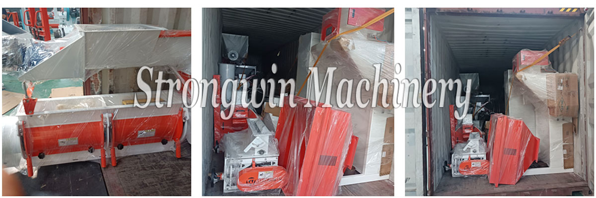 SZLH320 complete set feed pellet plant packing and shipping to America