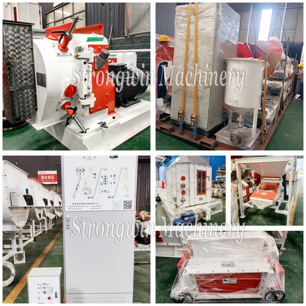 SZLH320 Poultry Feed Pellet Plant Solution Project 2-3t/h