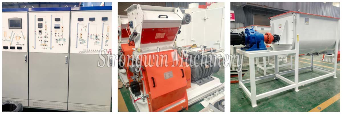 5TPH Pig Feed Pellet Manufacturing Machine packing and shipping to Qinghai Province, China