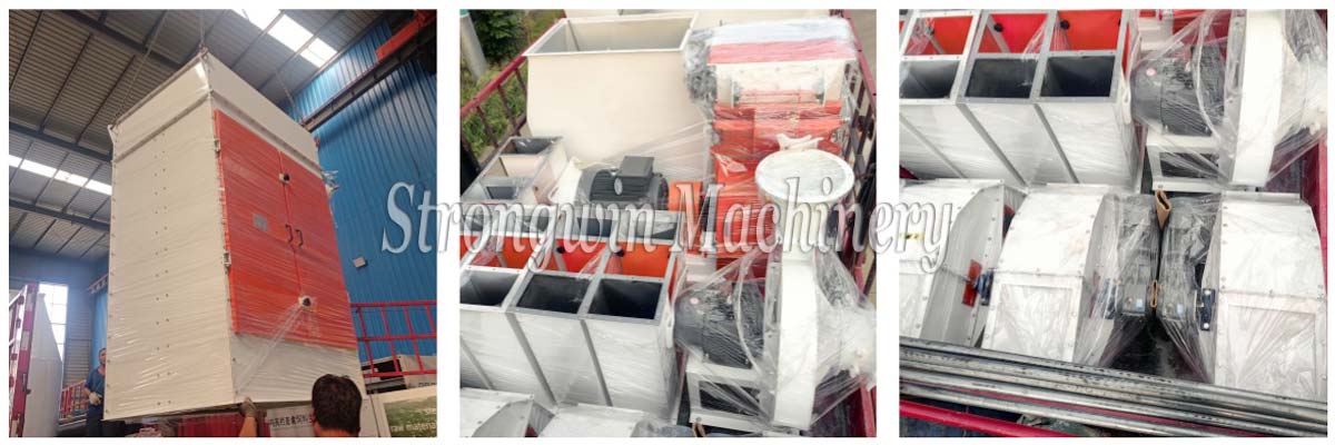 5TPH Pig Feed Pellet Manufacturing Machine packing and shipping to Qinghai Province, China