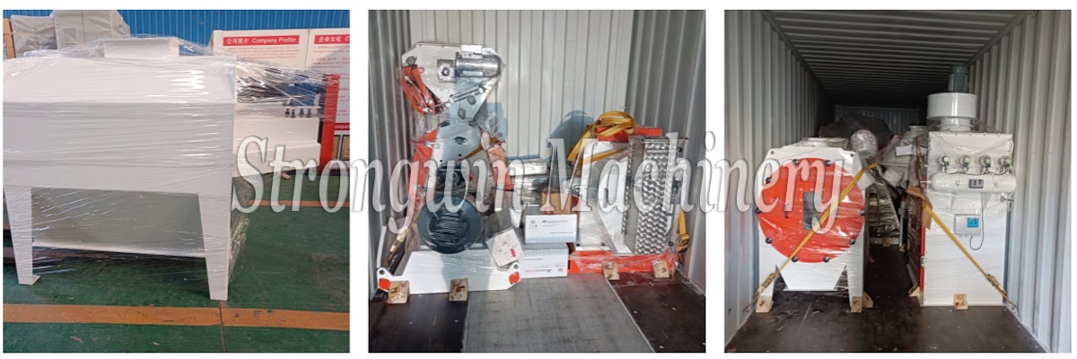 SZLH320 Feed Pellet Plant Machine packing and shipping to Peru