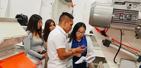 Customers from Peru visited our factory for Animal Feed Plant