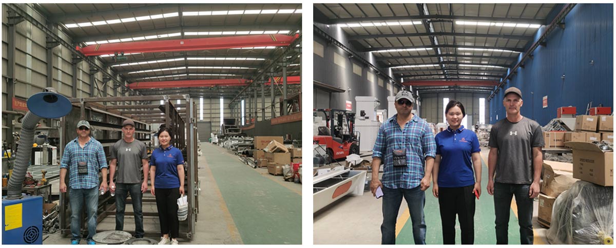 Tajikistan customers visit our factory