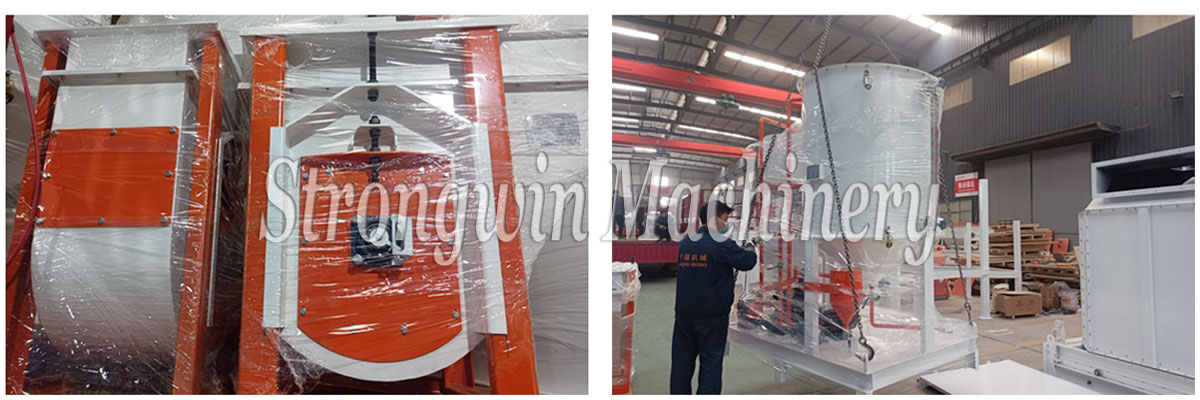 Part equipments of SZLH420 feed pellet production line packing and shipping to Gansu Province, China