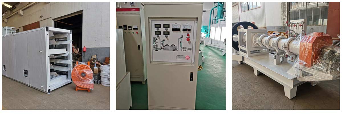 DSP200 Complete Set Fish Feed Production Line has been shipped