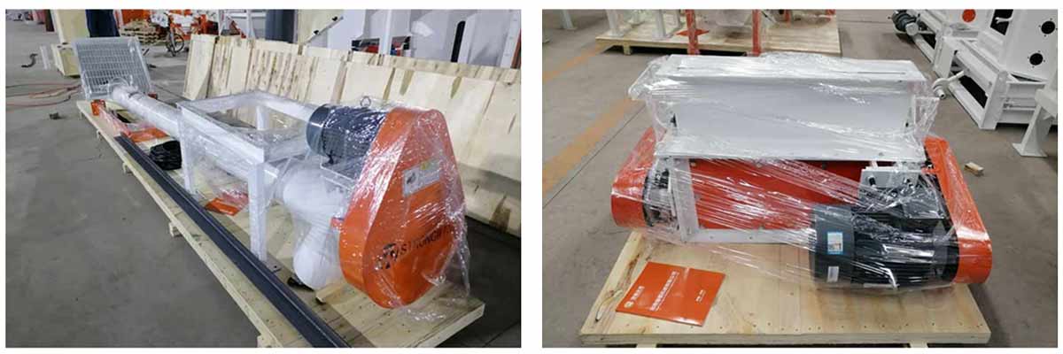 Mozambique customers ordered complete set SZLH250 feed pellet line