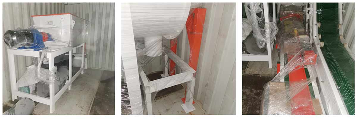 Poultry feed pellet production plant will be sent