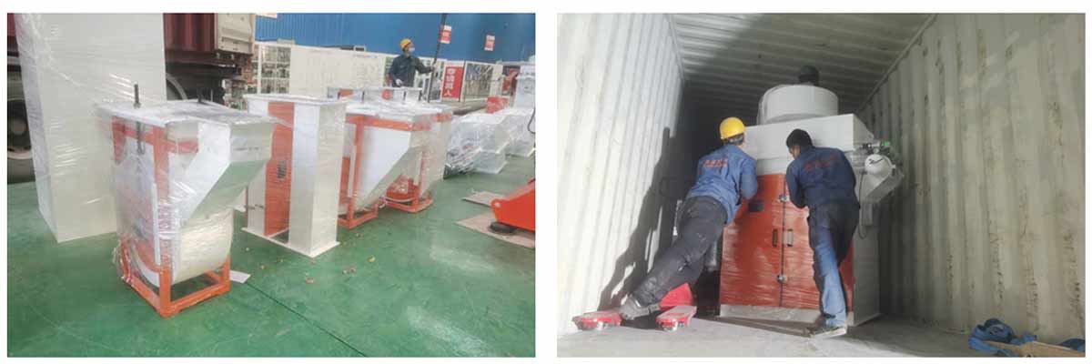 Argentine customers ordered crushing and mixing systems