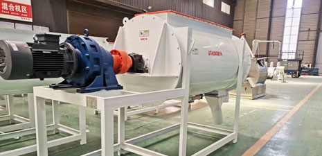 Two sets of feed powder mixing plant packing and shipping to Cameroon