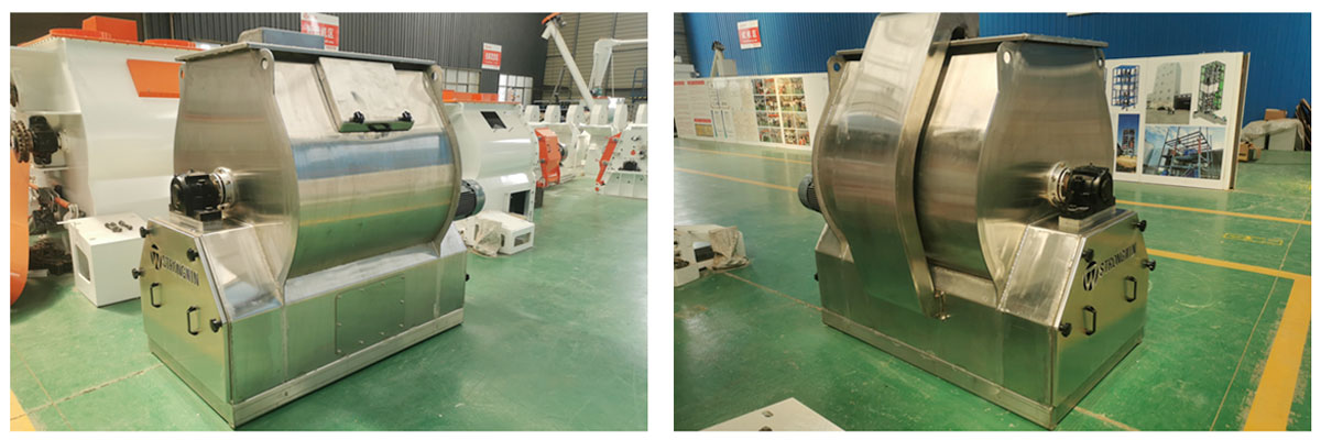 stainless steel feed powder mixer machine