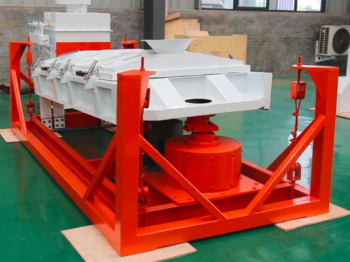 feed vibrating screener