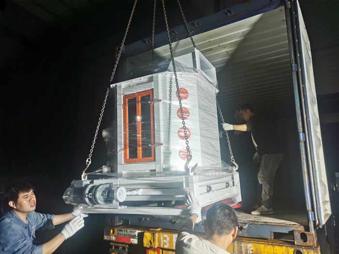 Colombian customer ordered complete set SZLH 320 feed pellet plant