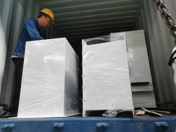 DGP80 fish feed extrusion line packing and shipping to Uzbekistan