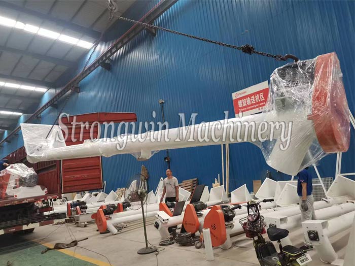 37kw animal feed crushing system equipments packing and shipping to Guangzhou City, China