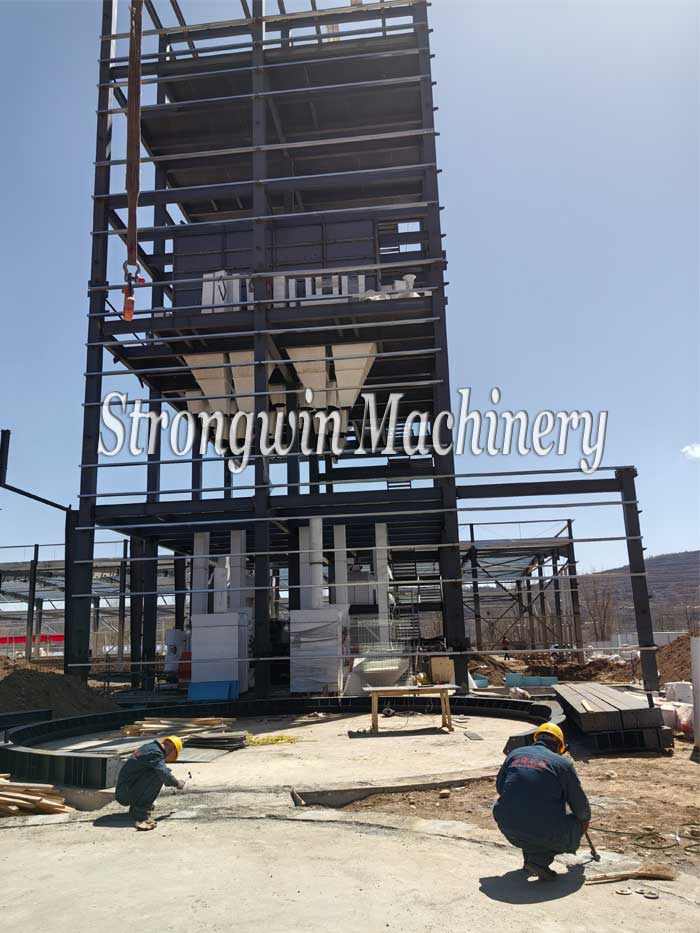 30 tons per hour poultry feed production plant in Gansu Province, China