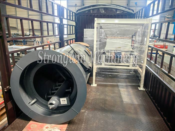 Small scale animal feed production line packing and shipping to Yunnan province, China