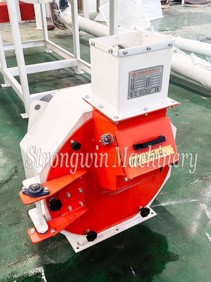 2T/h animal feed powder production line packing and shipping to Indonesia