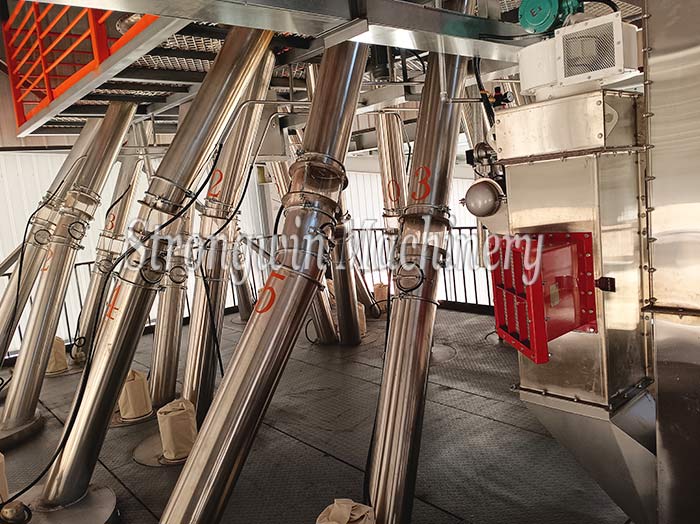 Stainless steel 250kg per batch fully automatic premix production line installation completed