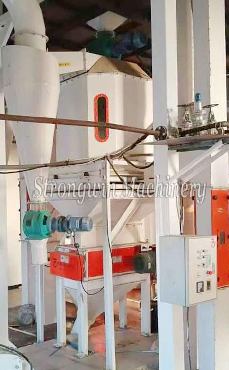 SZLH320 Animal Feed Pellet Production Line Machines in Senegal